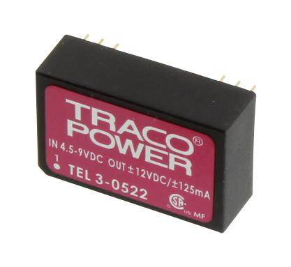 Tracopower Series TEL 3 3 Watt DC/DC Converter: TEL30522