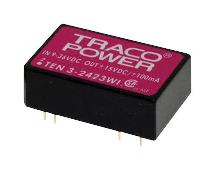 TracoPower Series TEN 3WI DC-DC Converter: TEN34822WI
