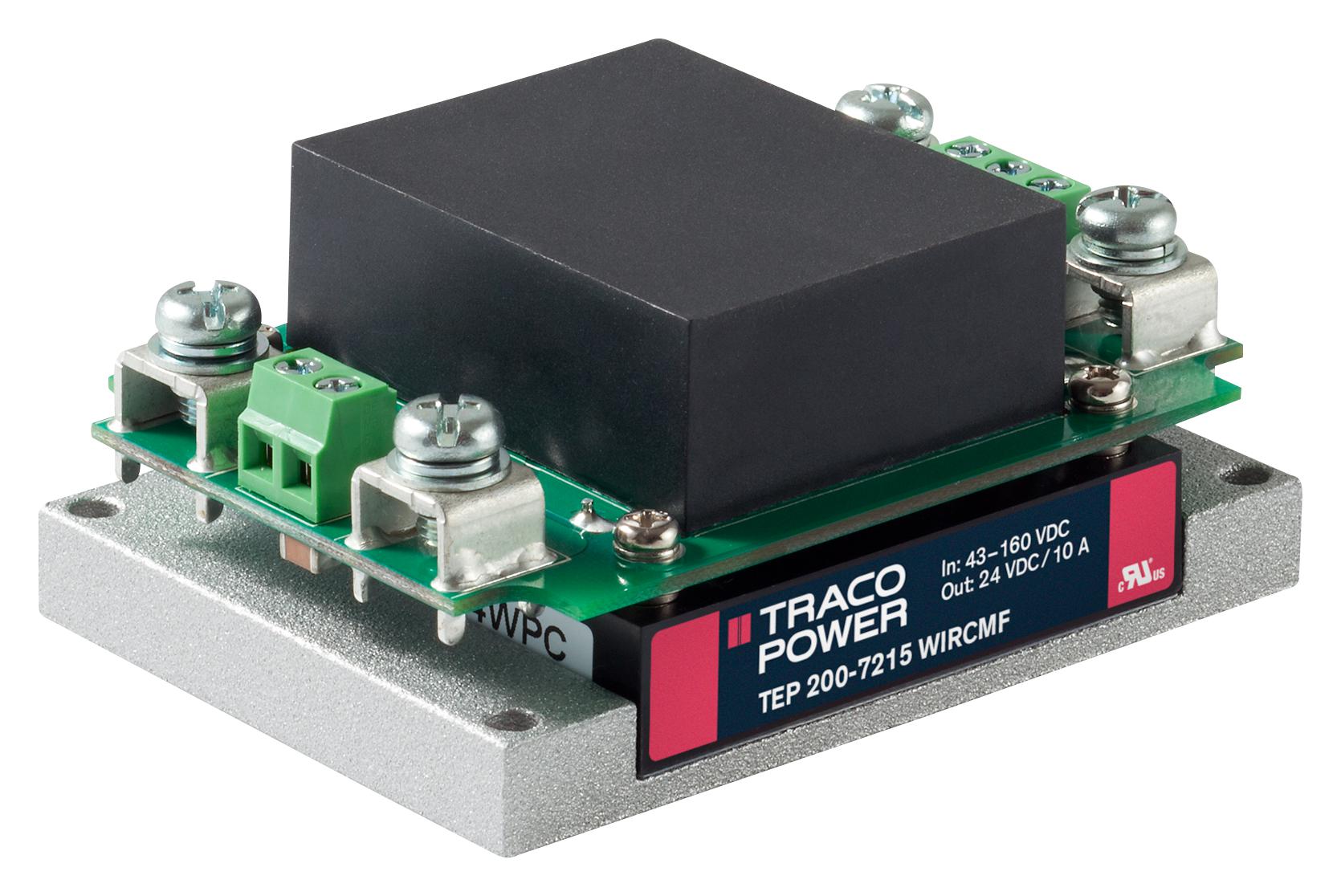 TracoPower TEP200WIR – Reliable Industrial DC/DC Converter for Railway Applications