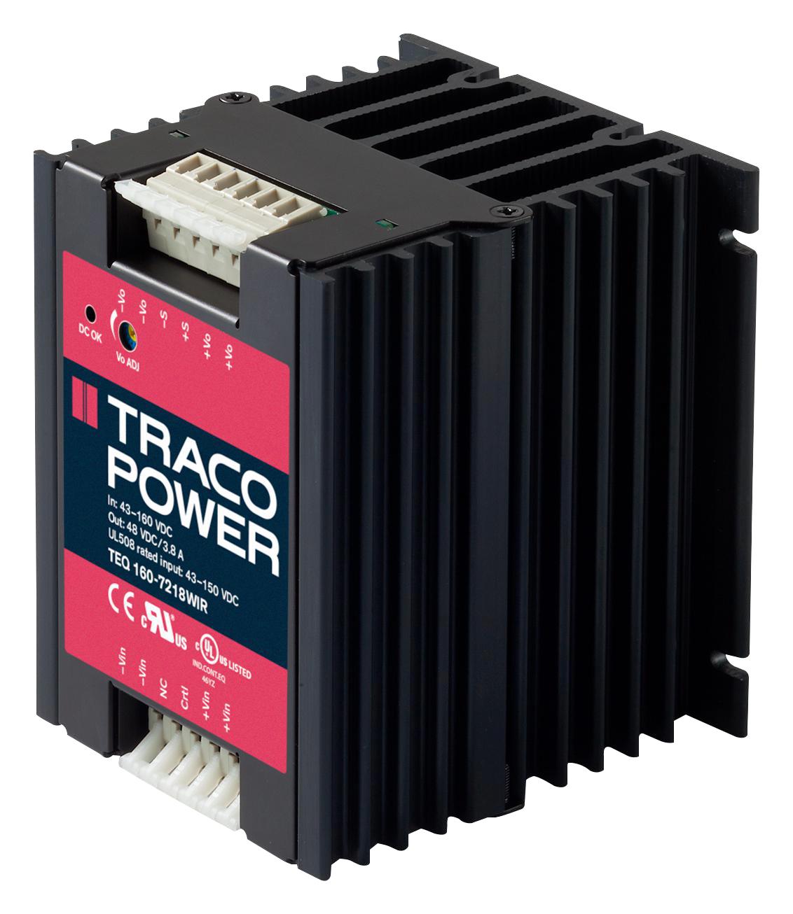 TracoPower Series DC/DC Converter: TEQ 160WIR: 160 Watt