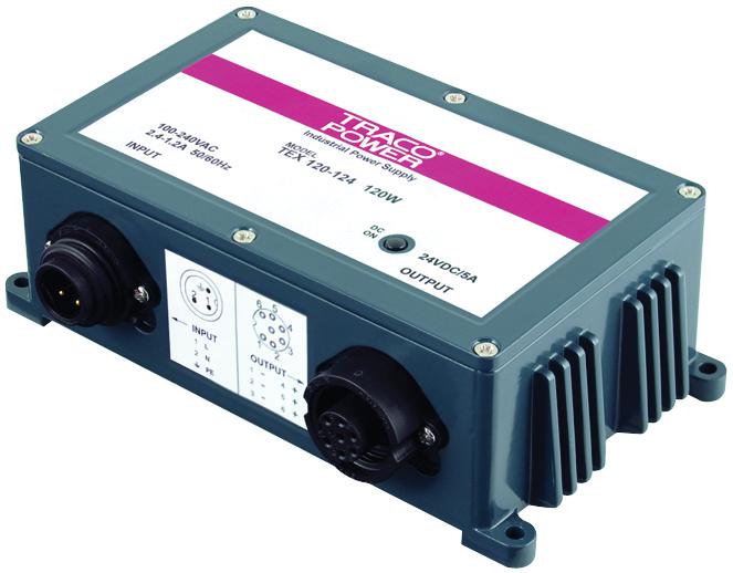 TracoPower TEX 120 Series – Reliable Industrial Power Supply for Harsh Environments