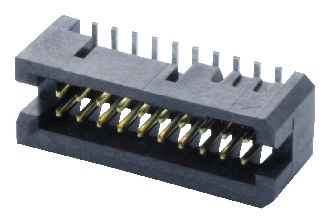 Samtec Series TFM: Shrouded PCB Header - TFML110-02-L-D-LC