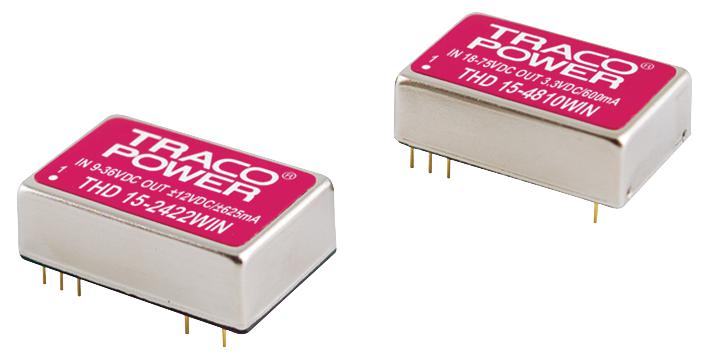 TracoPower Series THD 15WIN DC/DC Converter: THD152423WIN