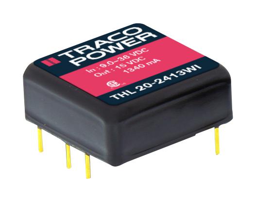TracoPower Series THLDC20W Power Converter: THL202412WI