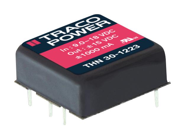 Traco Power Series THN: High Efficiency DC/DC Converter 30 Watt