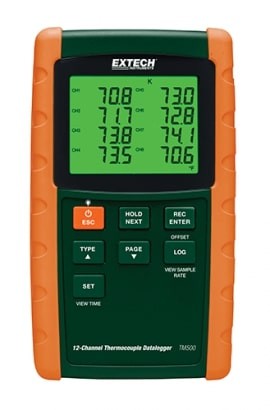 Extech Series TM500 Thermocouple Datalogger: TM500NIST