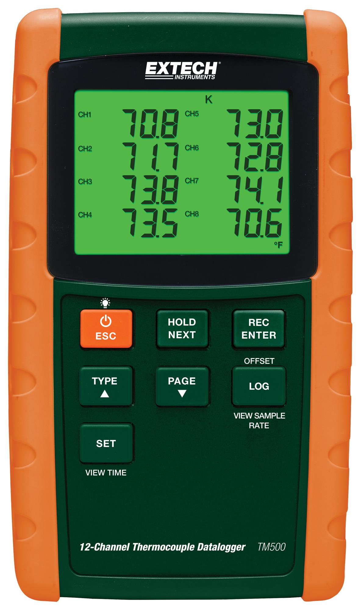 Extech TM500 – Reliable Temperature Datalogger for Industrial Applications