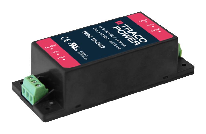 Traco Power TMDC 10 Series – Reliable Industrial DC/DC Converter for Harsh Conditions
