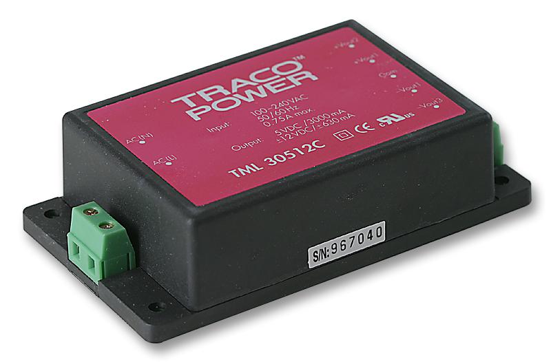 TracoPower TML30512C – Reliable 5V Power Supply for Industrial Applications