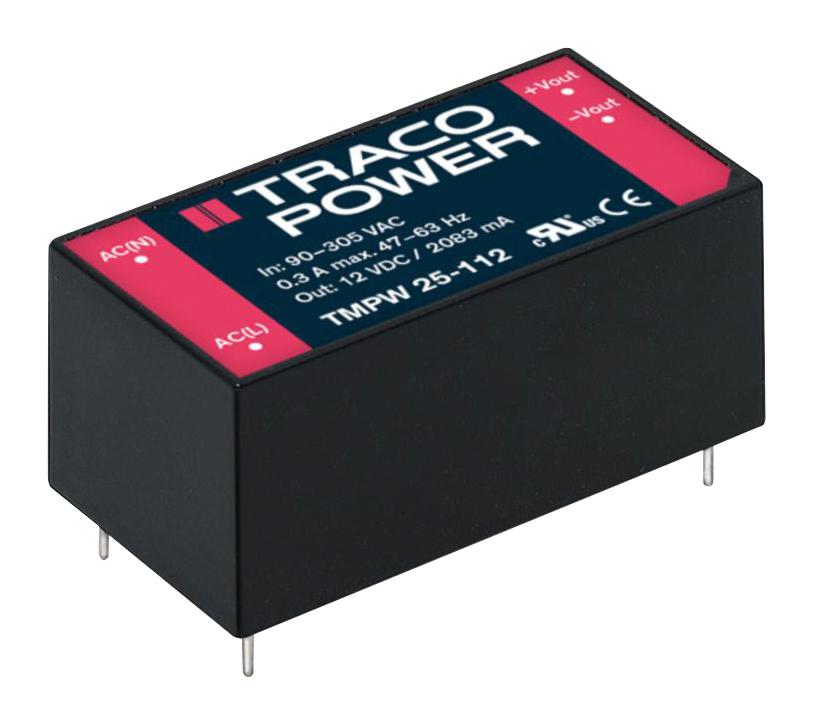 Traco Power Series TMPW 25 AC/DC Power Supply: TMPW25112