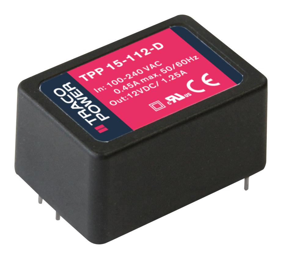 Traco Series TPP 15-D Medical Power Supply: TPP15105D