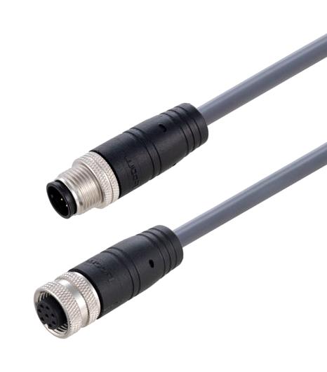 L-com 883C4G1M – Reliable M12 Cable Assembly for Industrial Applications