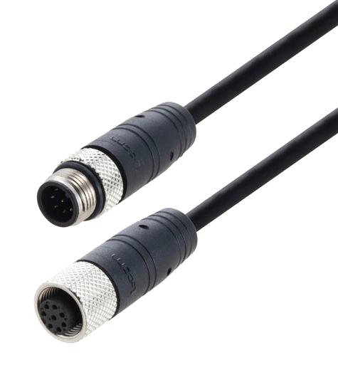 L-COM Series M12 Connector: TRG884P6B2M