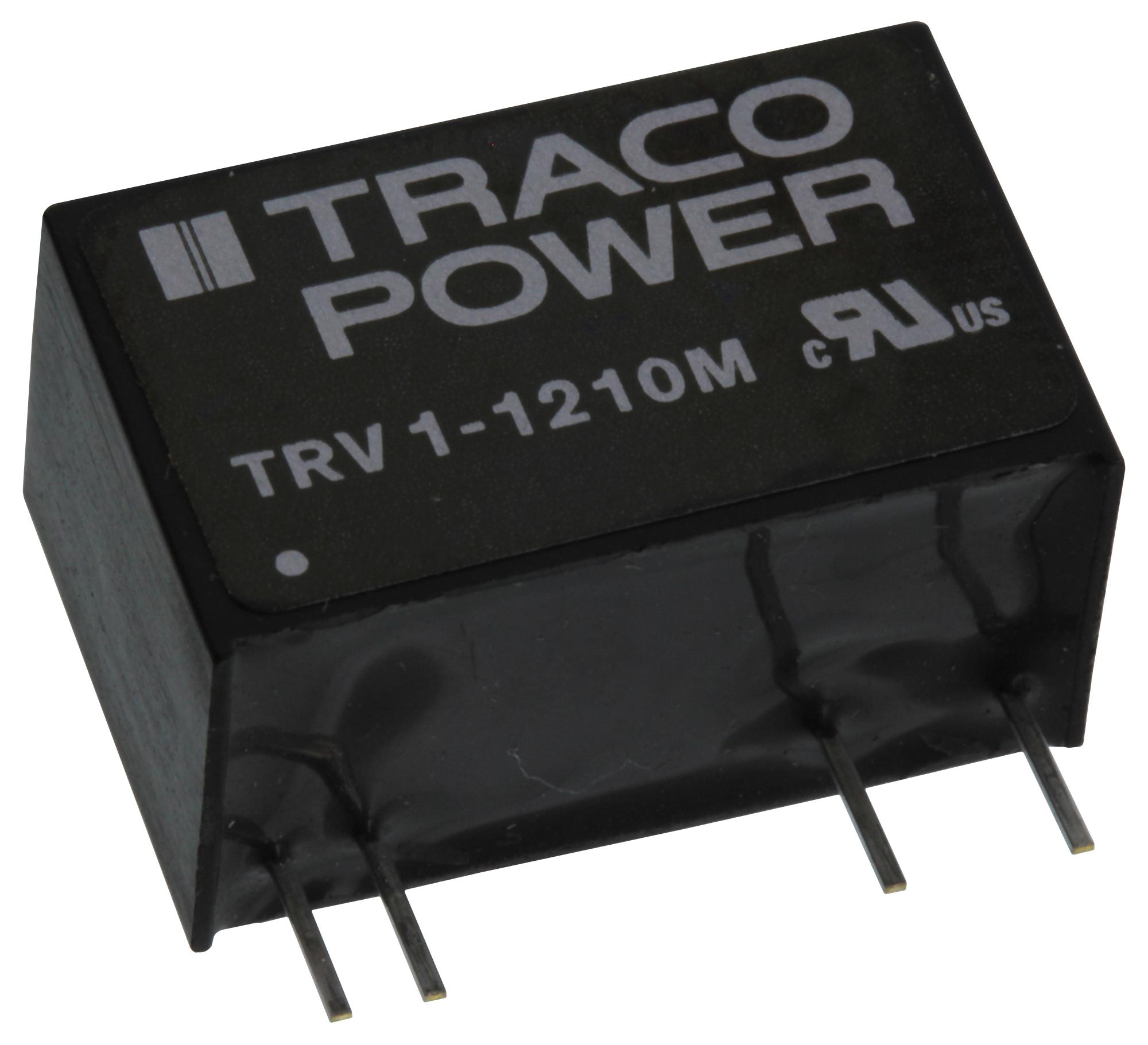 Traco Power Series TRV11210M DC/DC Converter: 1 Watt Medical Grade Power Module