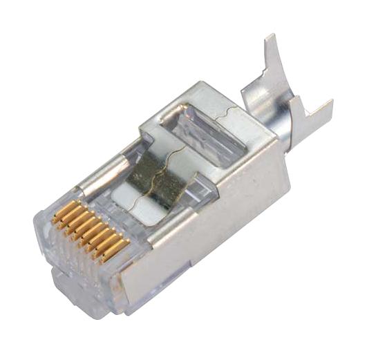 Berg Optics TSP8048C5S10PK – Reliable High-Speed Shielded RJ45 Connector for Industrial Applications