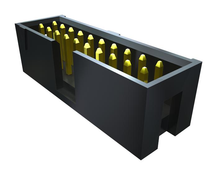 Samtec Series HTSS Shrouded .025 Square Post Headers: TSS12001LD05