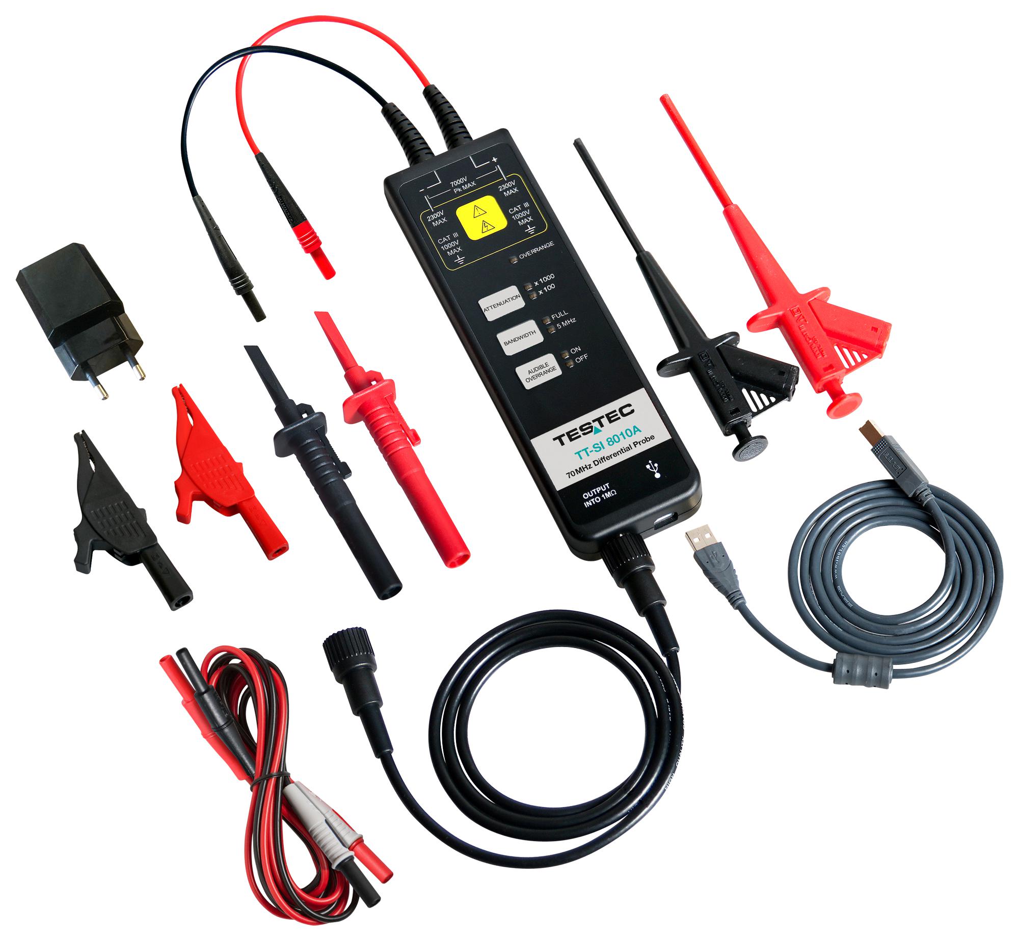 Testec Series 8000 Differential Probes – Reliable High Voltage Measurement for Industrial Applications