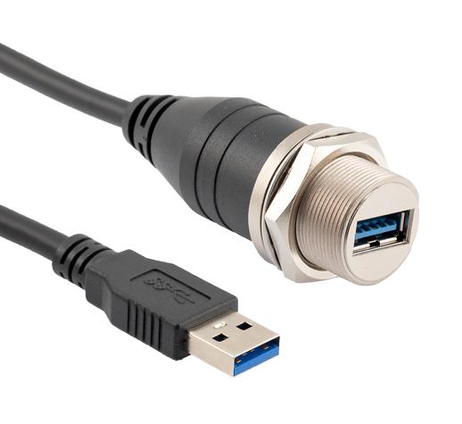 L-COM Series USB 3.0 Waterproof Connector: U3A0002105M
