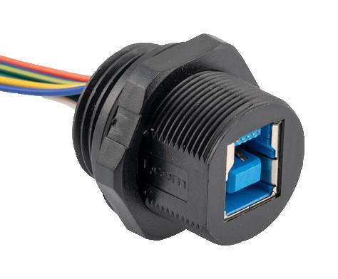 L-Com U3A0002710I – Reliable USB 3.0 Waterproof Cable for Industrial Applications