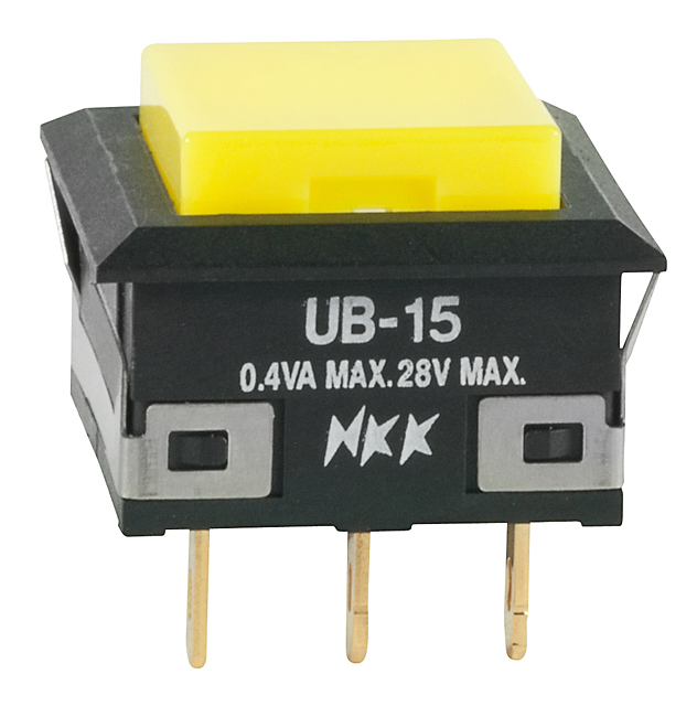 NKK Series UB Low Profile Pushbuttons: UB15KKG01NE