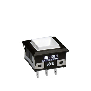 NKK Series UB Low Profile Pushbutton: UB15KKW015C