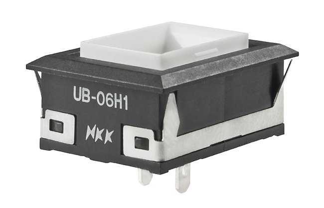 Buy NKK Switches Low Profile Pushbutton Part Number UB15KKW015F Online