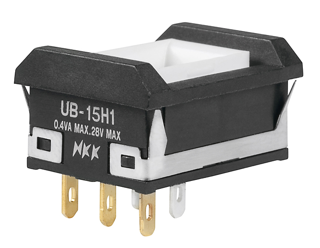 NKK Series UB Pushbutton Switch Part Number UB15NBKG015C