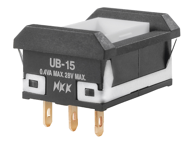 Buy NKK Series UB Low Profile Pushbuttons Part Number UB15NBKG01N Online