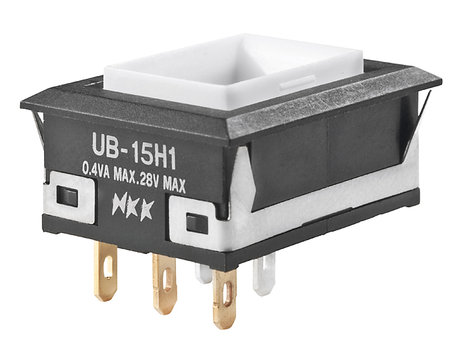 NKK Series UB15NKG015F Low-Profile Pushbutton Switch: Reliable Industrial Control