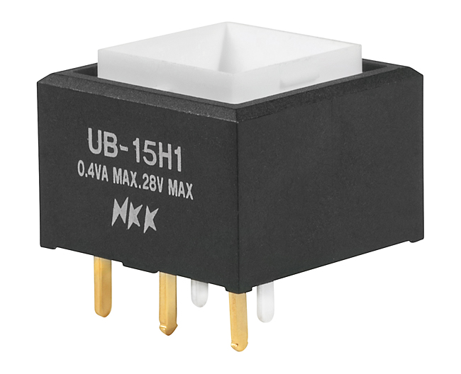 NKK Series UB Low Profile Pushbuttons: UB15SKG035C