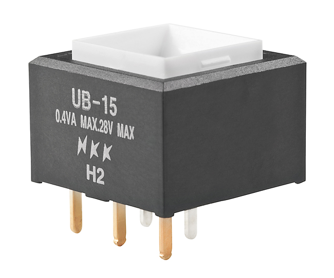 NKK Series UB USA Low Profile Pushbutton: UB15SKG036F