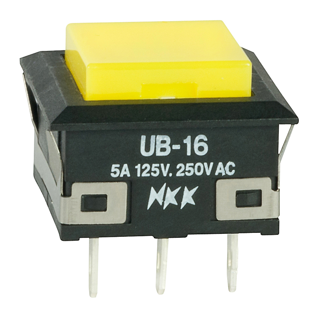 NKK Series UB Low Profile Pushbutton: UB16KKW01NE