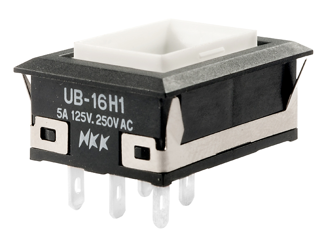 Buy NKK Series UB Low Profile Pushbuttons Part Number UB16NKW015F Online