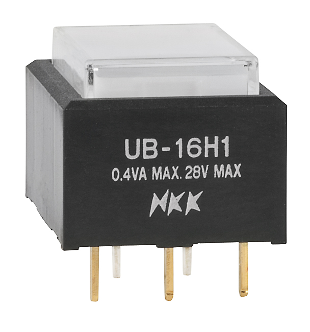 Buy NKK Switches Low Profile Pushbuttons Part Number UB16RKG035FJB Online