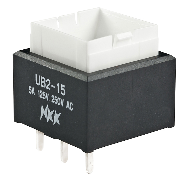 NKK Series UB2 Low Profile Pushbuttons: UB215SKW03N