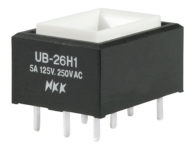 NKK Series UB Low Profile Pushbuttons: UB26RKW035D