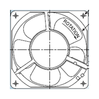 IndustrialFanBrand UF12A1223 B – Reliable Cooling Fan for Industrial Applications