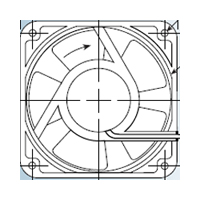 Buy Mechatronics Axial Fan Part Number UF80B12BWHR Online