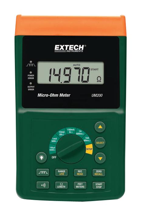 Buy Extech UM200 Micro-Ohm Meter Part Number UM200 Online