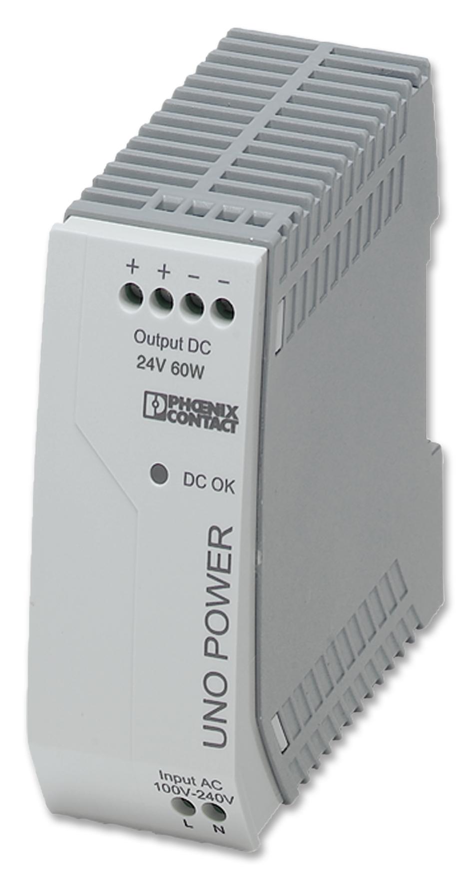 Phoenix Contact Series UNO Power Supply: UNOPS1AC24DC60W