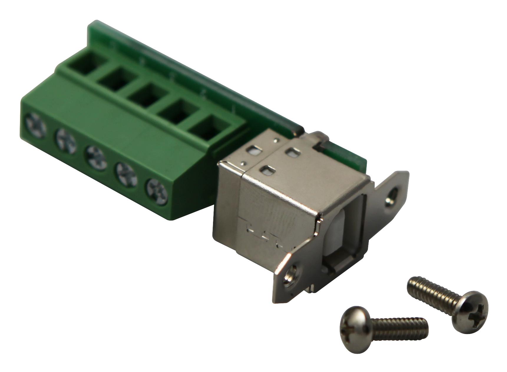 L-COM USBBFT – Reliable USB Type-B Female Field Termination Connector for Industrial Applications