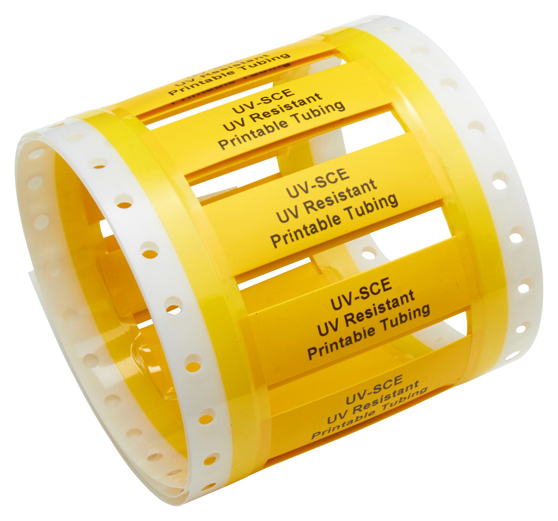 Buy TE Connectivity UV-SCE Weather Resistant Heat Shrink Identification Sleeves Part Number UVSCE1K14209 Online