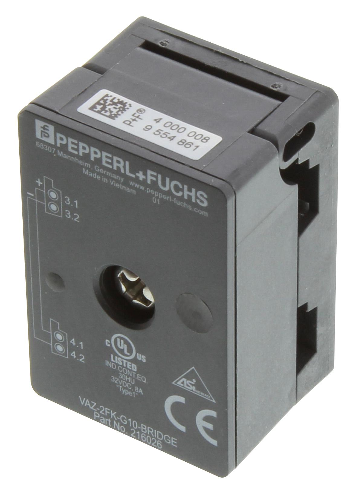 Buy Pepperl+Fuchs VAZ-2FK-G10-BRIDGE Part Number VAZ2FKG10BRIDGE Online