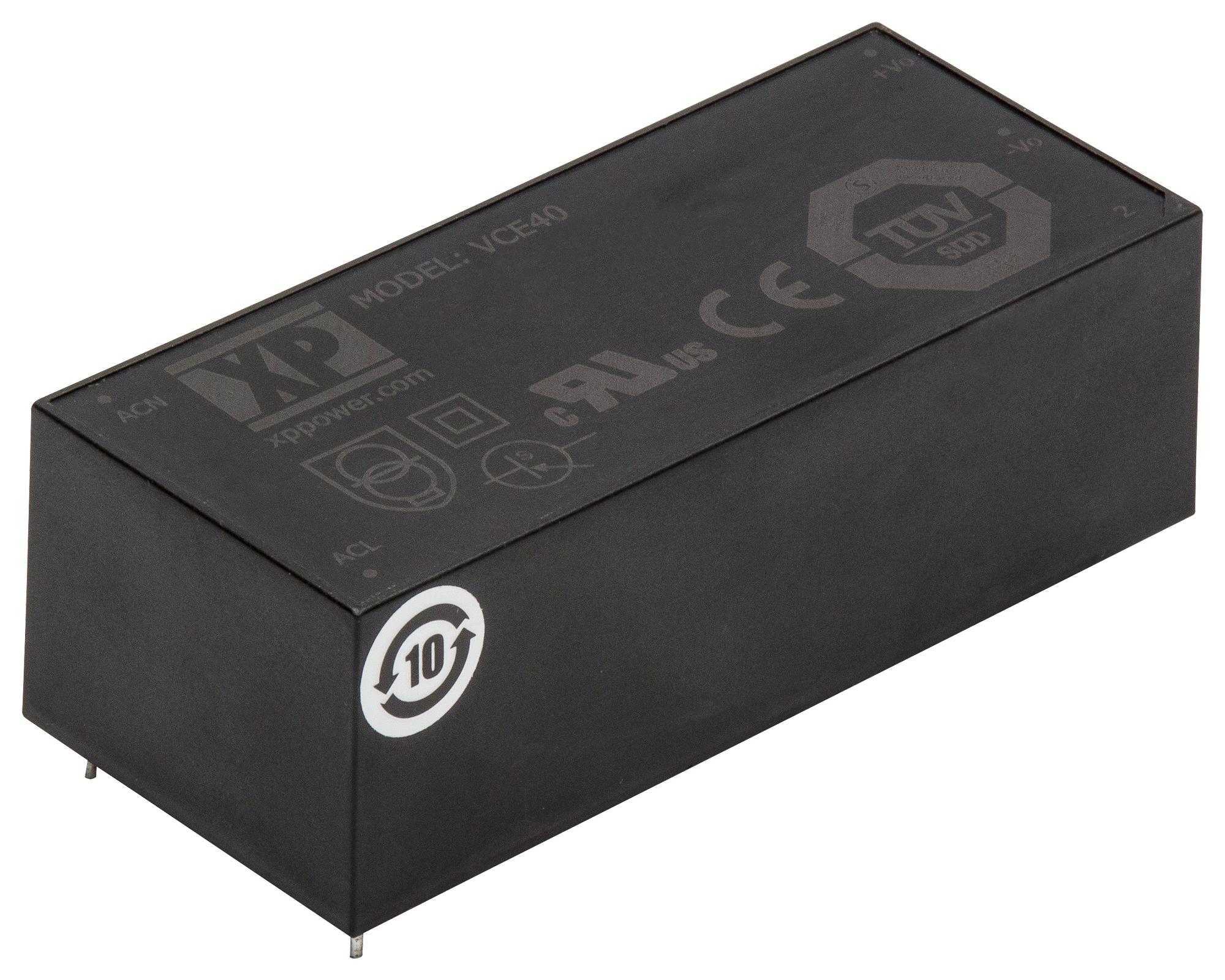 XP Power VCE40U09 – Reliable AC-DC Power Supply for Industrial Applications