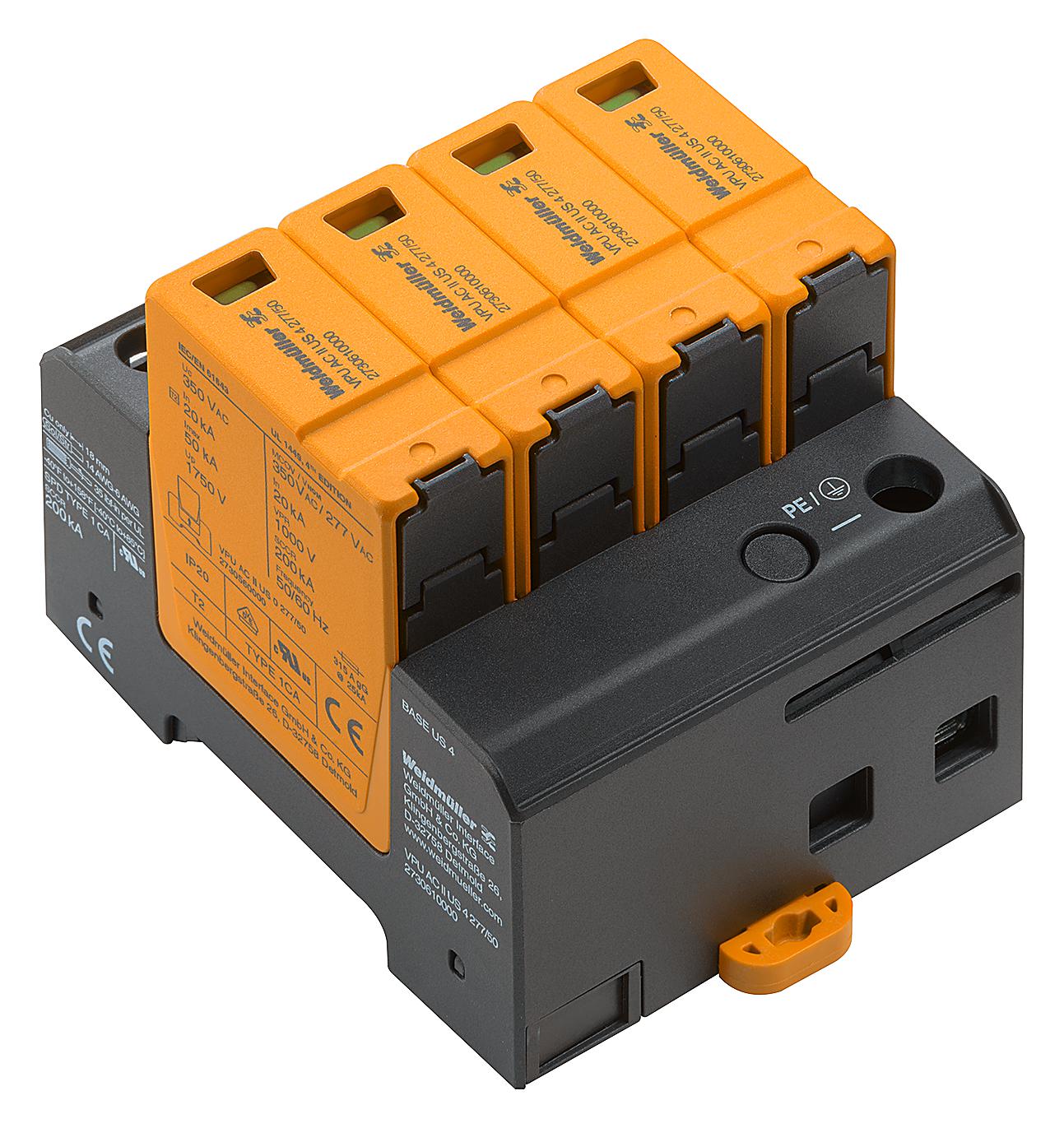Buy Weidmüller VPU AC II US 4 277/50 Part Number VPUACIIUS427750 Online