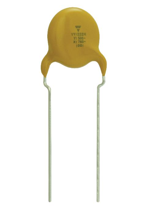 Buy Vishay AC Line Rated Ceramic Disc Capacitors Part Number VY1681M31Y5UQ6TV0 Online