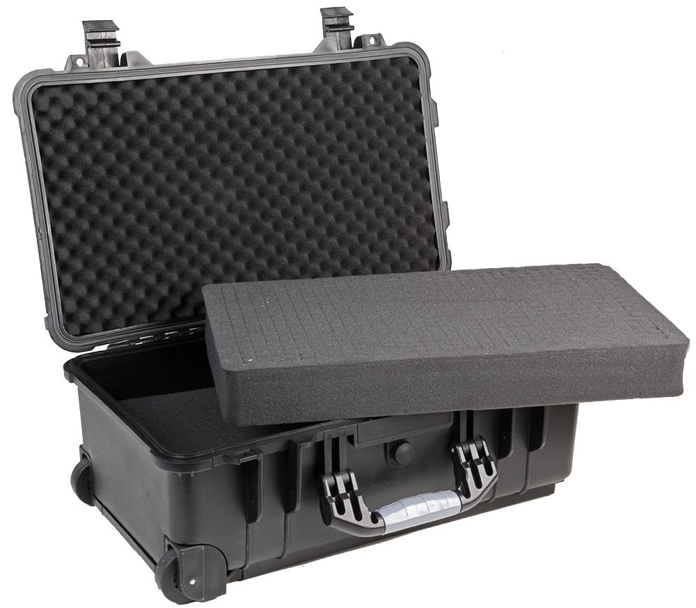 Premier Farnell Series DURATOOL Waterproof Case with Foam: WATERPROOFCASEWWHEELS22