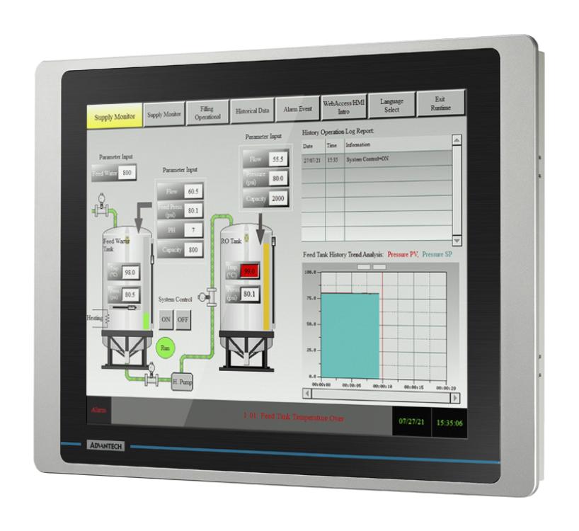Advantech Series WOP-215K Industrial Touchscreen Panel: WOP215KNAE
