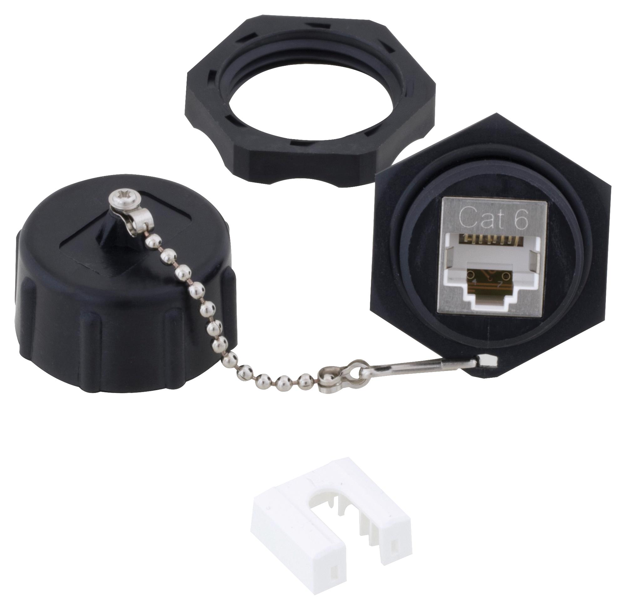 L-Com Series IP67 Ethernet Connector: WPBHC6110