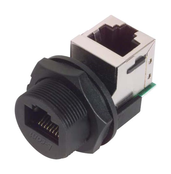 L-COM Series IP67 Waterproof RJ45 Connector: WPRJFTRACAT5E